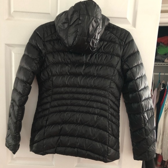 BCBGeneration  Down black lightweight Packable Hooded Zip up Jacket - Picture 11 of 13